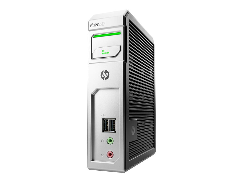 HP Quad-Display t310 - Zero client - DTS - 1 Tera2140 - RAM 512 MB - flash 32 MB - GigE - no OS - monitor: none
