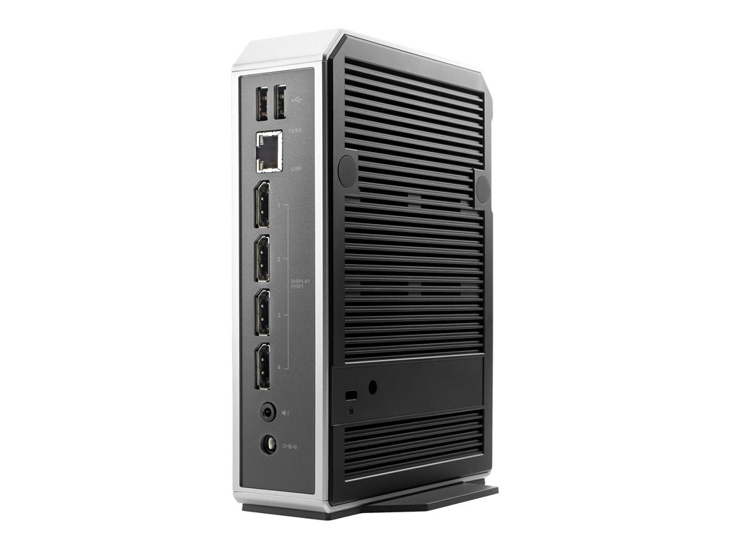 HP Quad-Display t310 - Zero client - DTS - 1 Tera2140 - RAM 512 MB - flash 32 MB - GigE - no OS - monitor: none