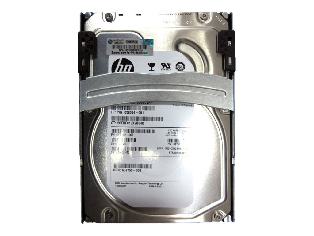 HP Quick-release Midline - Hard drive - 500 GB - 3.5 LFF - SATA 6Gb/s - 7200 rpm"