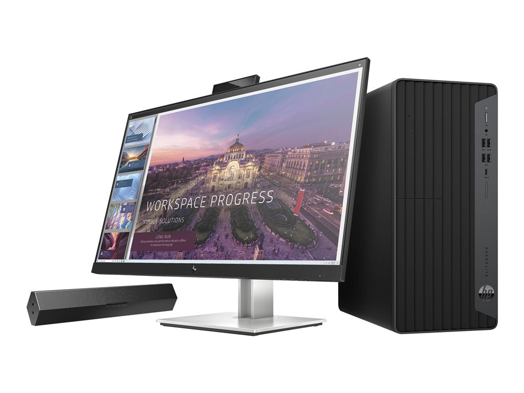 HP S101 - Sound bar - for monitor - 2.5 Watt - black (grille color - black) - for HP 280, 34, Z1 G9; Elite 600 G9, 800 G9; EliteDesk 5UU40AA