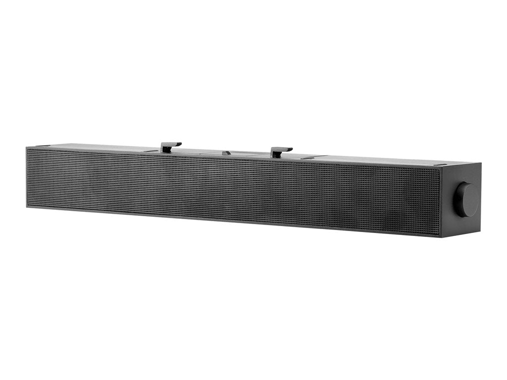 HP S101 - Sound bar - for monitor - 2.5 Watt - black (grille color - black) - for HP 280, 34, Z1 G9; Elite 600 G9, 800 G9; EliteDesk 5UU40AA