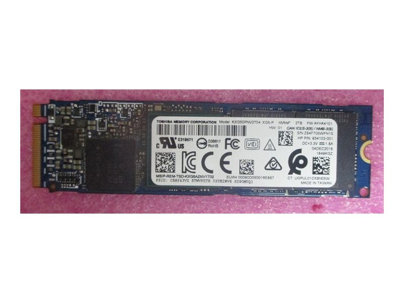HP - SSD - 2 TB - internal - M.2 2280 - PCIe (NVMe)