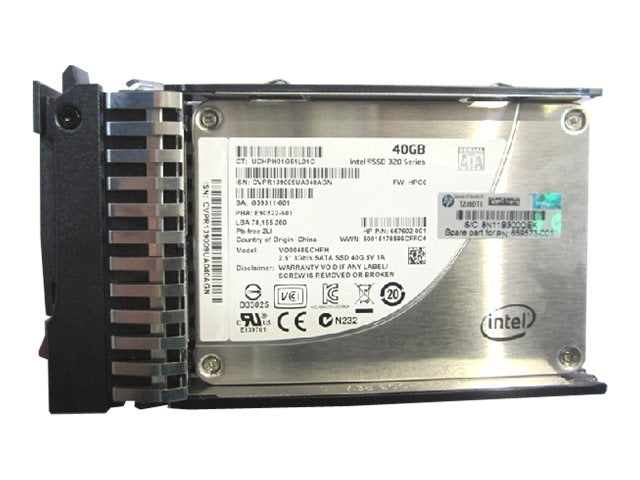 HP - SSD - 40 GB - 2.5 SFF - SATA 3Gb/s"