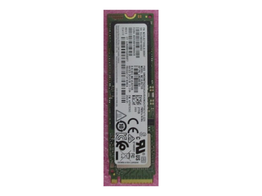 HP - SSD - encrypted - 2 TB - internal - M.2 2280 - PCIe (NVMe) - Self-Encrypting Drive (SED)