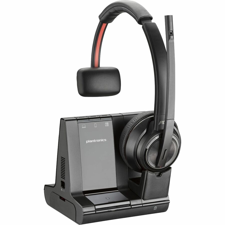 HP Savi 8210 UC DECT 1920-1930 MHz USB-A Headset - Mono - Wireless - Bluetooth/DECT -