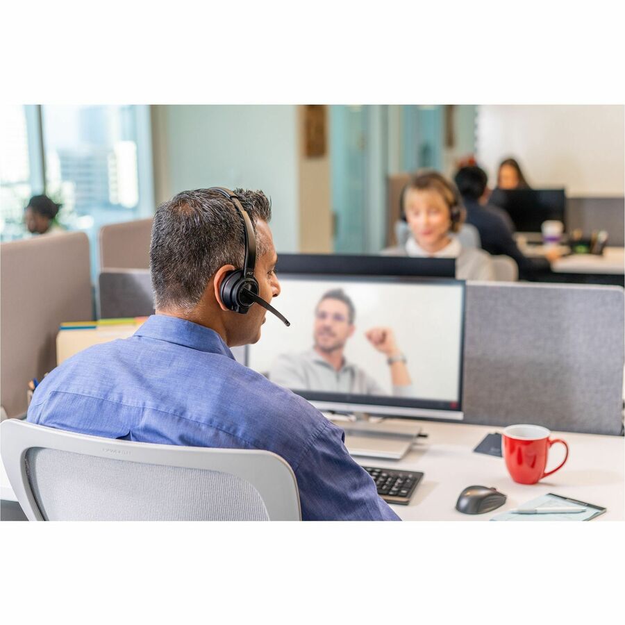 HP Savi 8210 UC DECT 1920-1930 MHz USB-A Headset - Mono - Wireless - Bluetooth/DECT -
