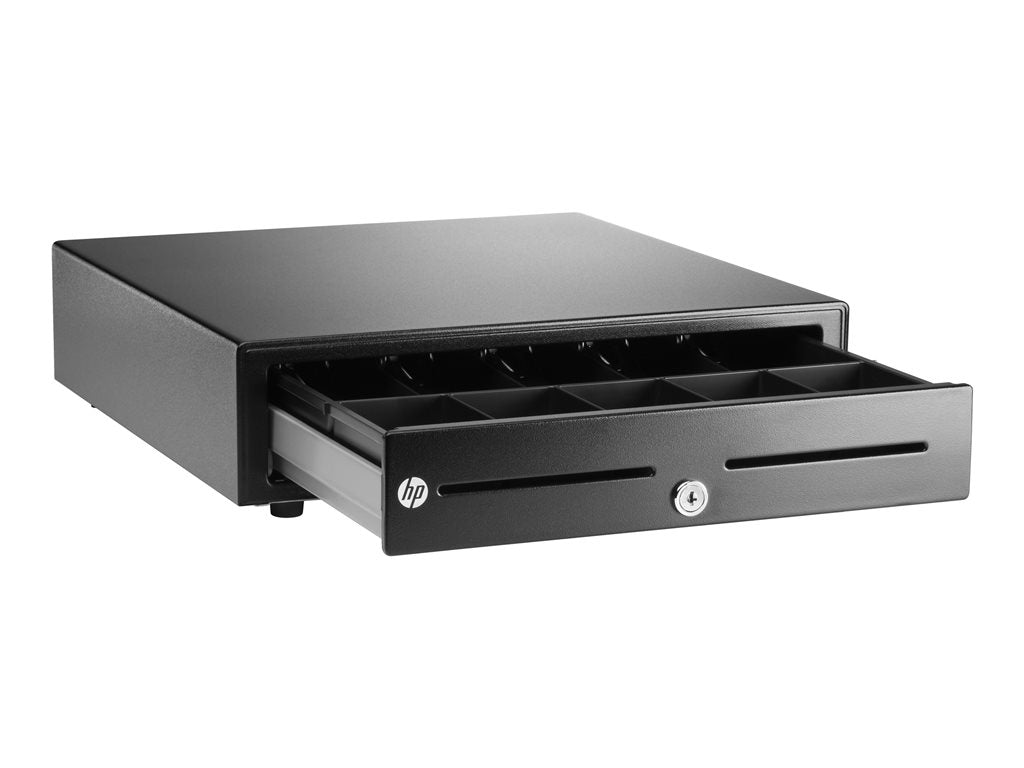 HP Standard Duty Cash Drawer - Electronic cash drawer - black - for Engage Flex Mini Retail System; Engage One; RP9 G1
