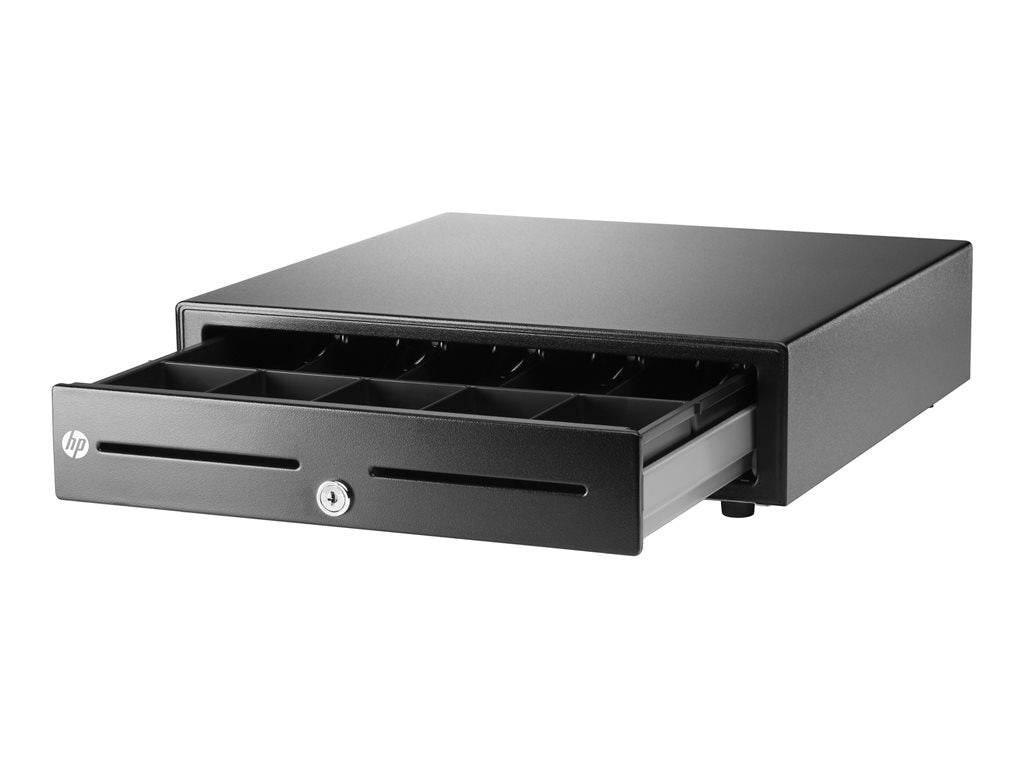 HP Standard Duty Cash Drawer - Electronic cash drawer - black - for Engage Flex Mini Retail System; Engage One; RP9 G1