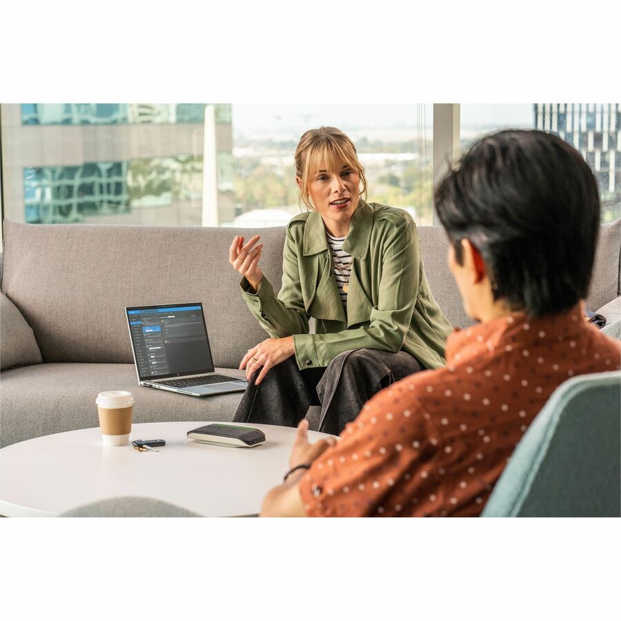 HP Sync 20+ USB-A Speakerphone - USB - Microphone - Battery - Silver