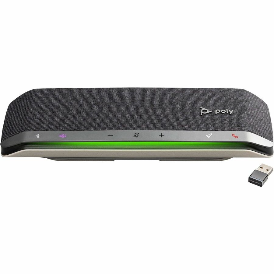 HP Sync 40+ Microsoft Teams Certified Speakerphone - USB - Microphone - Battery - Silver
