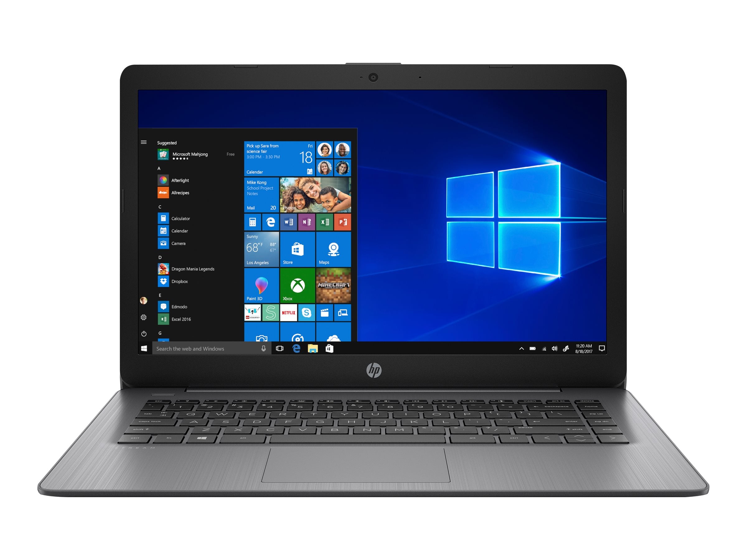 HP TDSourcing Stream 14-cb174wm - Intel Celeron - N4000 / up to 2.6 GHz - Win 10 Home in S mode - UHD Graphics 600 - 4 GB RAM 1A405UA#ABA