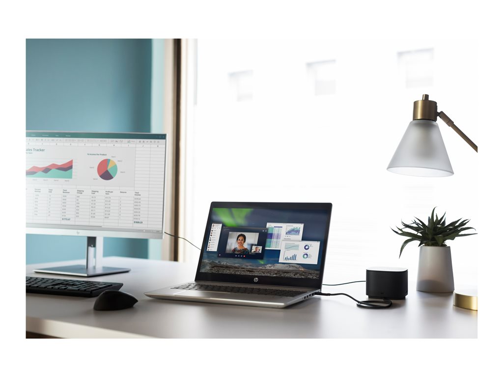 HP Thunderbolt Dock 230W G2 w/ Combo Cable - Docking station - VGA, DP, 2 x DP, Thunderbolt - 1GbE - 230 Watt