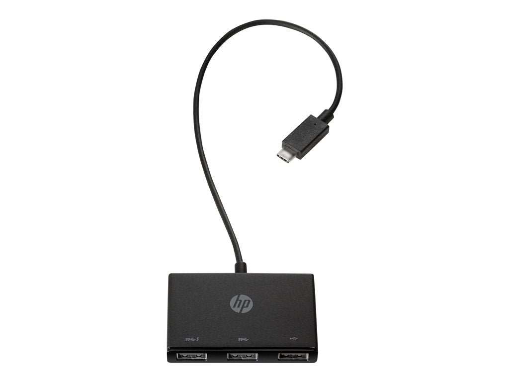 HP USB-C to USB-A - Hub - 3 x SuperSpeed USB 3.0 - desktop - promo - for HP 21; Pavilion 24, 27, TP01; Pavilion Laptop
