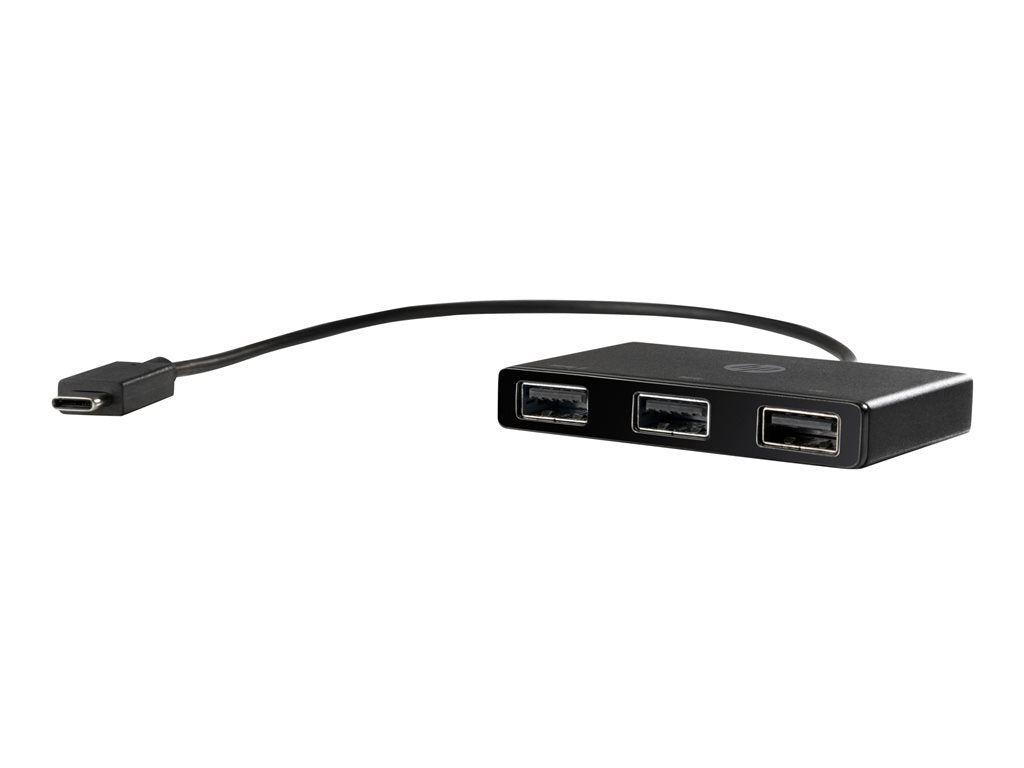 HP USB-C to USB-A - Hub - 3 x SuperSpeed USB 3.0 - desktop - promo - for HP 21; Pavilion 24, 27, TP01; Pavilion Laptop