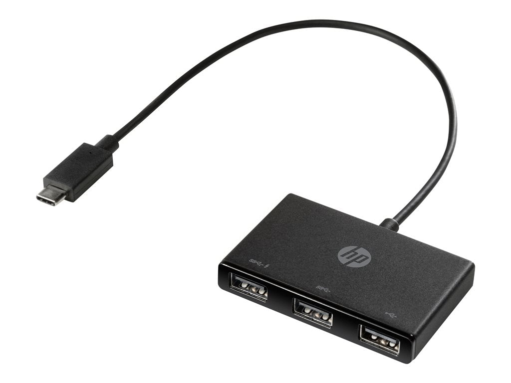 HP USB-C to USB-A - Hub - 3 x SuperSpeed USB 3.0 - desktop - promo - for HP 21; Pavilion 24, 27, TP01; Pavilion Laptop