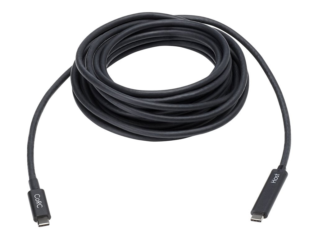 HP - USB cable - 24 pin USB-C (M) to 24 pin USB-C (M) - 5 V - 3 A - 16.4 ft - black - for Elite Slice G2