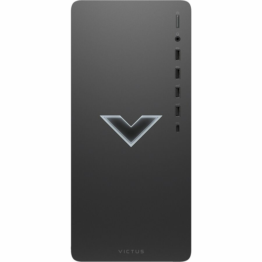 HP Victus TG02-0000i TG02-1030h Gaming Desktop Computer - Intel Core i7 13th Gen i7-13700F Hexadeca-core (16 Core) - 16 GB RAM DDR4 SDRAM - 512 GB M.2 PCI Express NVMe SSD - Tower - Mica Silver Metal