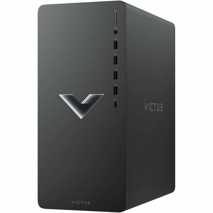 HP Victus TG02-0000i TG02-1030h Gaming Desktop Computer - Intel Core i7 13th Gen i7-13700F Hexadeca-core (16 Core) - 16 GB RAM DDR4 SDRAM - 512 GB M.2 PCI Express NVMe SSD - Tower - Mica Silver Metal