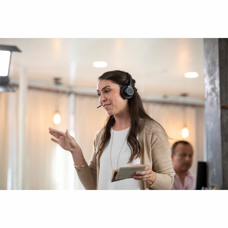 HP Voyager Focus B825 UC USB-C Headset +Charging Stand - Google Assistant Siri - Stereo -