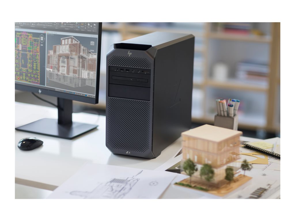 HP Workstation Z4 G4 - MT - 4U - 1 x Xeon W-2223 / up to 3.9 GHz - vPro - RAM 32 GB - SSD 512 GB - HP Z Turbo Drive, TLC
