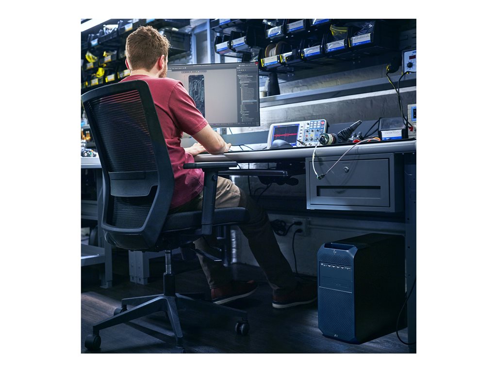 HP Workstation Z4 G5 - Rack-mountable 1U - 1 x Xeon W3-2425 / up to 4.4 GHz - RAM 128 GB - SSD 1 TB - HP Z Turbo Drive,
