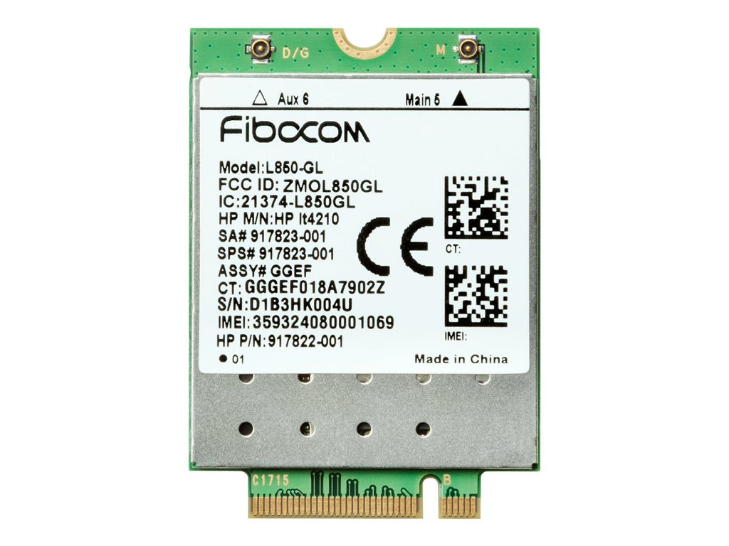 HP XMM 7360 - Wireless cellular modem - 4G LTE - M.2 Card - 150 Mbps - for (for WWAN Ready configurations): EliteBook
