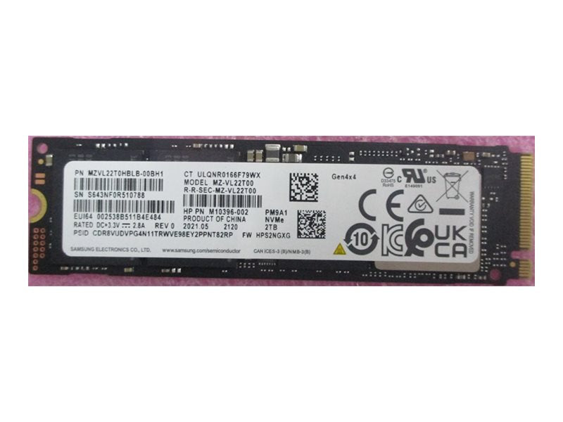 HP Z Turbo Drive - SSD - 2 TB - internal - M.2 2280 - PCIe 4.0 x4 (NVMe)