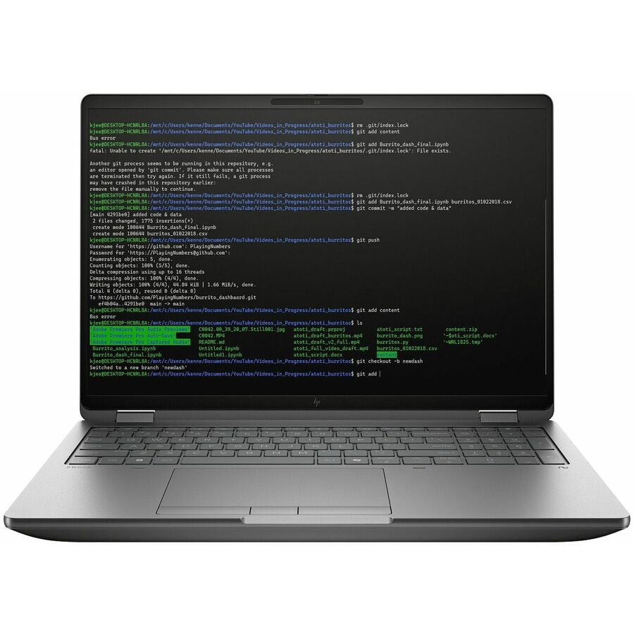 HP ZBook Fury 16 G1i Mobile Workstation PC 16" 2.5K WLED UWVA 400N Anti-Glare