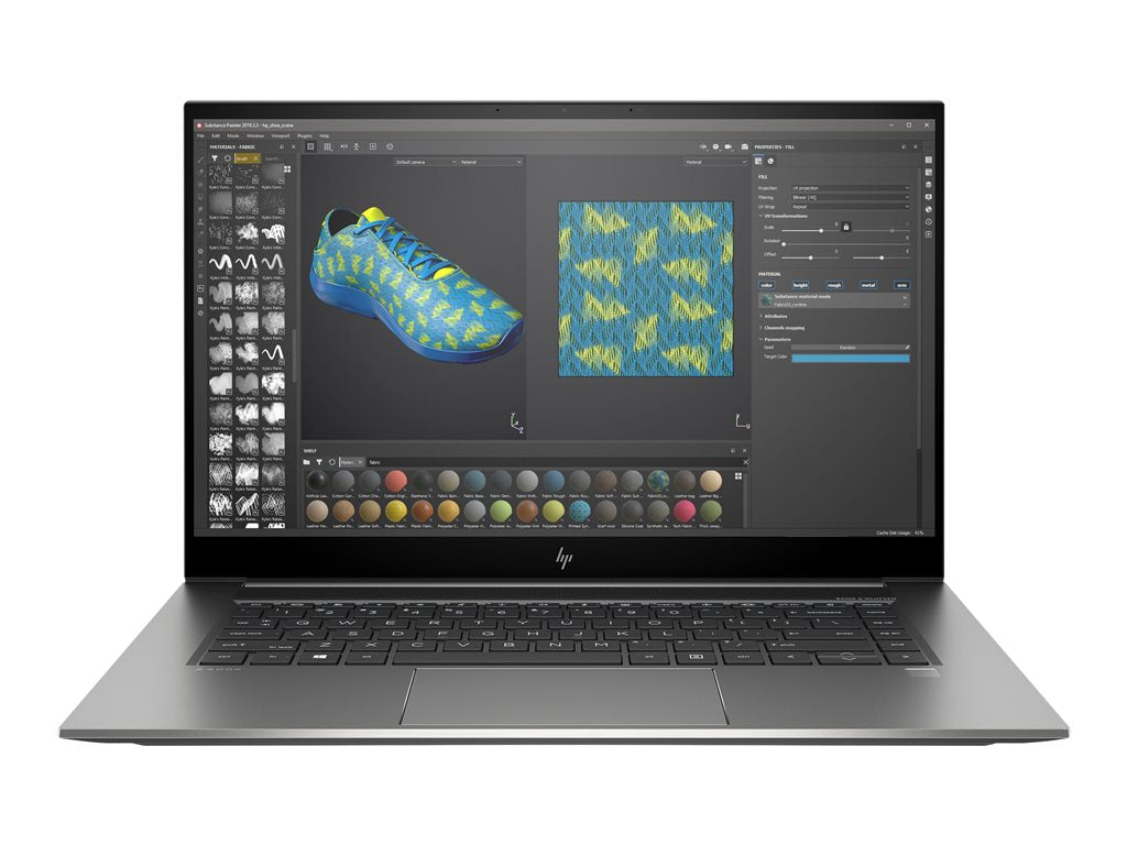 HP ZBook Studio G7 Mobile Workstation - Intel Core i9 - 10885H / up to 5.3 GHz - vPro - Win 10 Pro 64-bit - Quadro T2000