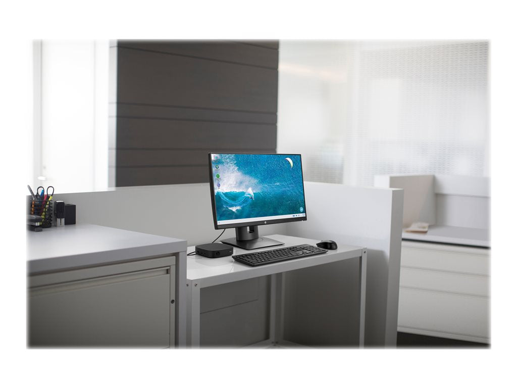 HP t430 - Thin client - DTS - 1 x Celeron N4020 / up to 2.8 GHz - RAM 4 GB - flash - eMMC 64 GB - UHD Graphics 600 -