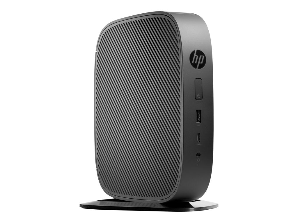 HP t530 - Thin client - tower - 1 x GX-215JJ up to 2 GHz - RAM 0 GB - no HDD - Radeon R2E - Gigabit Ethernet - monitor: