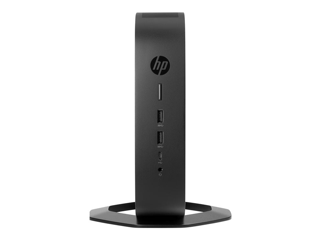 HP t740 - Thin client - SFF 1 x Ryzen Embedded V1756B / up to 3.6 GHz - RAM 8 GB - flash 16 GB - Radeon Vega 8 - Gigabit
