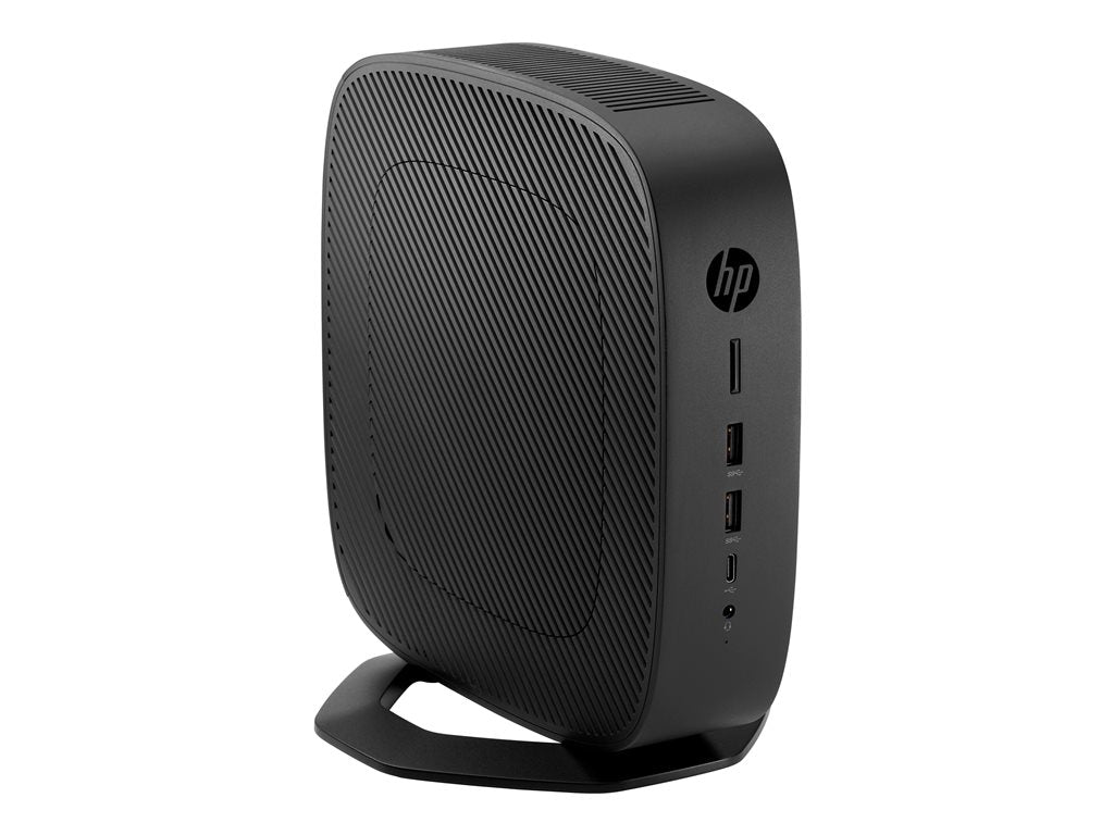 HP t740 - Thin client - SFF 1 x Ryzen Embedded V1756B / up to 3.6 GHz - RAM 8 GB - flash 16 GB - Radeon Vega 8 - Gigabit