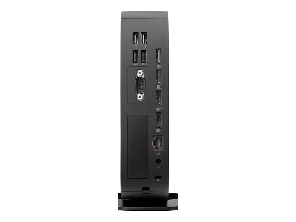 HP t740 - Thin client - SFF 1 x Ryzen Embedded V1756B / up to 3.6 GHz - RAM 8 GB - flash 16 GB - Radeon Vega 8 - Gigabit