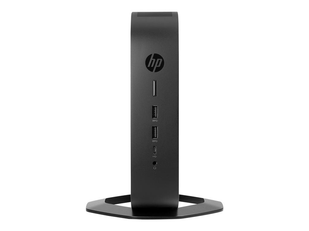 HP t740 - Thin client - SFF 1 x Ryzen Embedded V1756B / up to 3.6 GHz - RAM 8 GB - flash 32 GB - Radeon Vega 8 - Gigabit