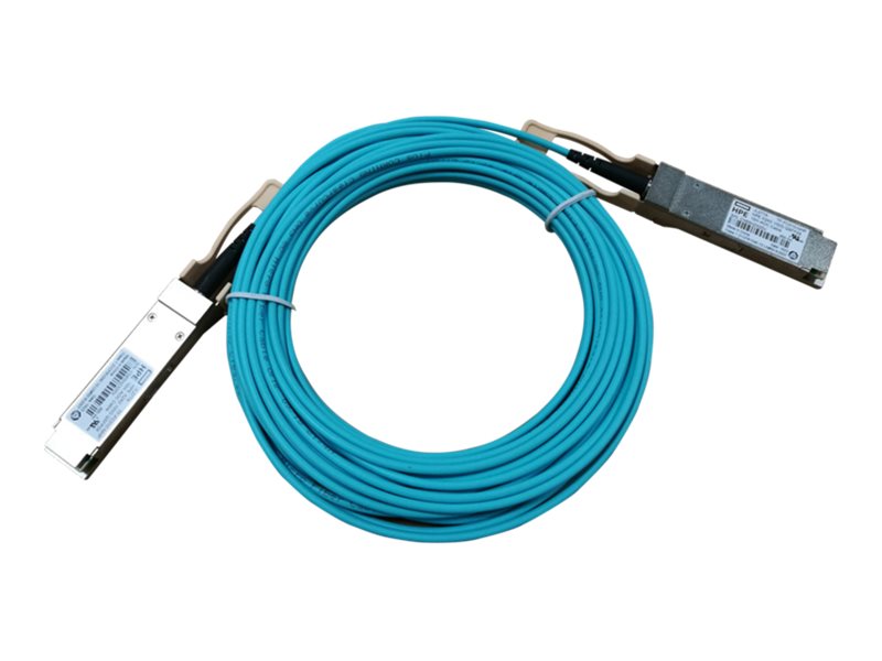 HPE - 100GBase-AOC direct attach cable - QSFP28 to QSFP28 - 30 m - fiber optic - active - for FlexFabric 5944 48XGT 6QS28 Switch; JL795A