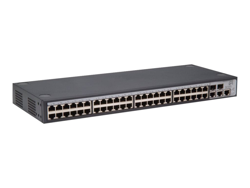 HPE 1905-48 Switch - Switch - managed - 48 x 10/100 + 2 x combo Gigabit SFP - rack-mountable