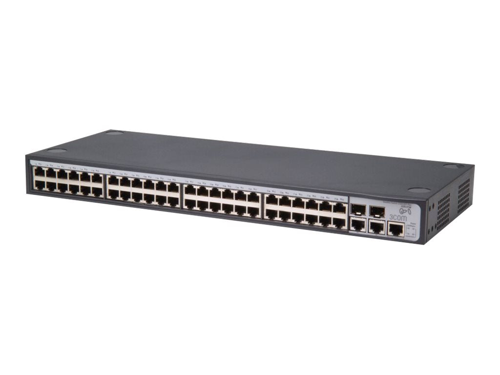 HPE 1905-48 Switch - Switch - managed - 48 x 10/100 + 2 x combo Gigabit SFP - rack-mountable