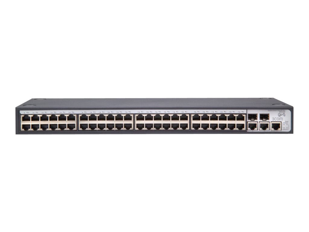HPE 1905-48 Switch - Switch - managed - 48 x 10/100 + 2 x combo Gigabit SFP - rack-mountable