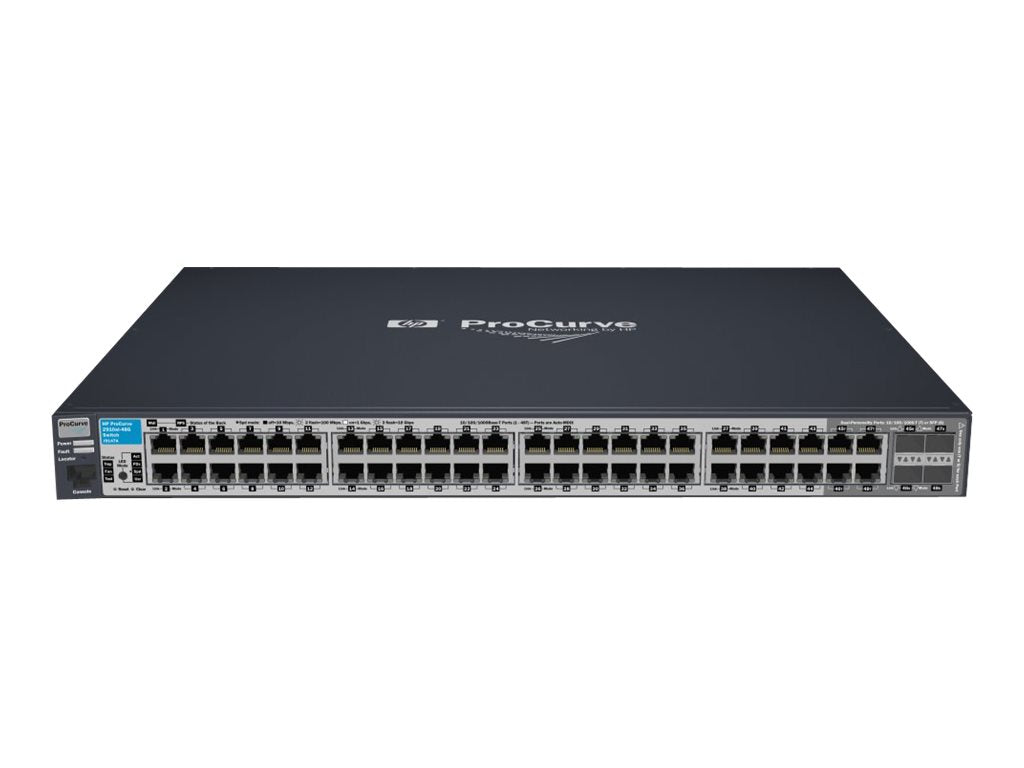 HPE 2910-48G al Switch - Switch - managed - 48 x 10/100/1000 + 4 x shared SFP - rack-mountable
