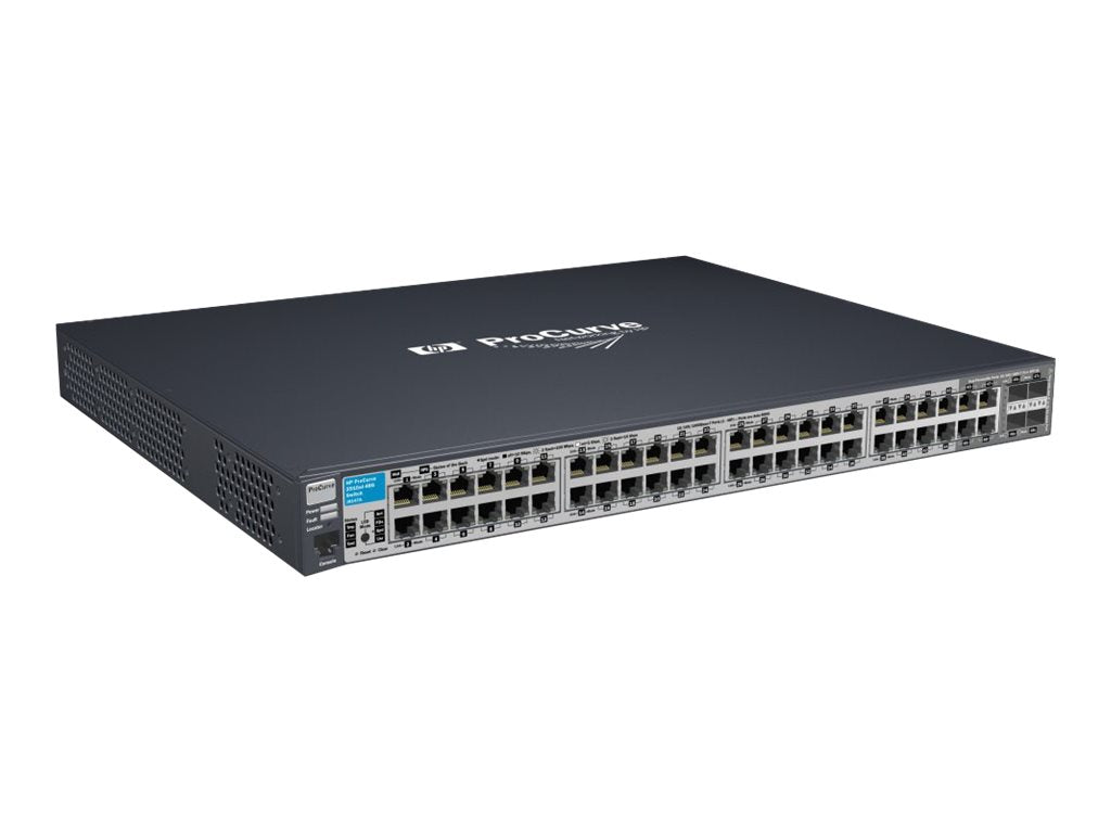 HPE 2910-48G al Switch - Switch - managed - 48 x 10/100/1000 + 4 x shared SFP - rack-mountable