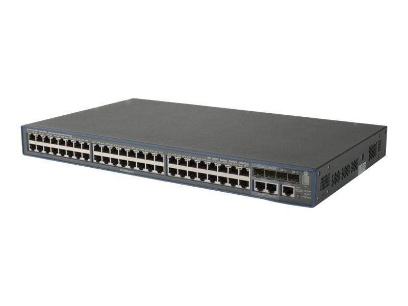 HPE 3600-48 v2 EI - Switch - L4 - managed - 48 x 10/100 + 4 x Gigabit SFP + 2 x shared 10/100/1000 - rack-mountable
