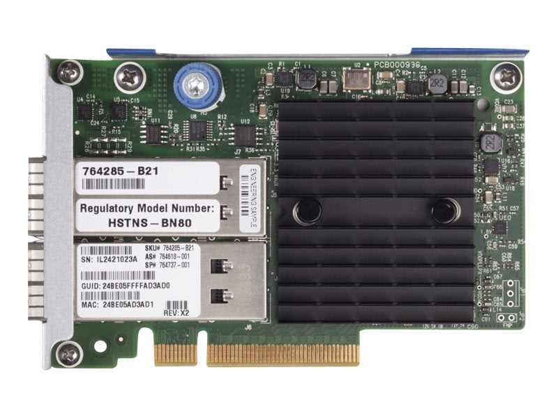 HPE 544+FLR-QSFP - Network adapter - 40Gb Ethernet / Infiniband FDR QSFP x 2 - for Nimble Storage dHCI Small Solution