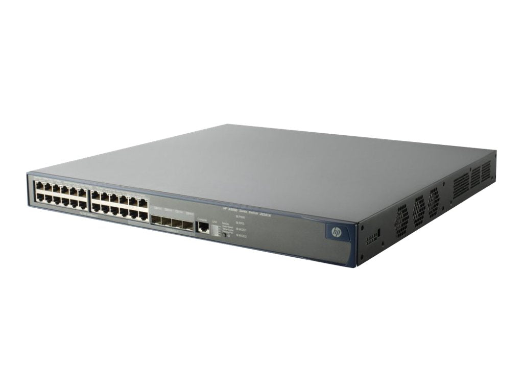 HPE 5500-24G-PoE+ EI Switch with 2 Interface Slots - Switch - managed - 24 x 10/100/1000 (PoE) + 4 x shared SFP -