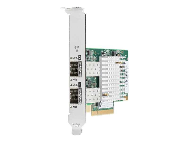 HPE 571SFP+ - Network adapter - PCIe 2.0 x8 low profile - 10 Gigabit SFP+ x 2 - for Apollo pc40, sx40; ProLiant DL360p