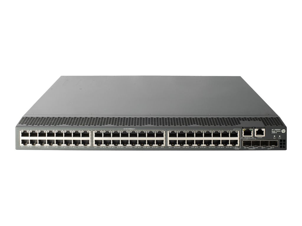 HPE 5830AF-48G Switch with 1 Interface Slot - Switch - L3 - managed - 48 x 10/100/1000 + 2 x shared SFP + 2 x 10 Gigabit