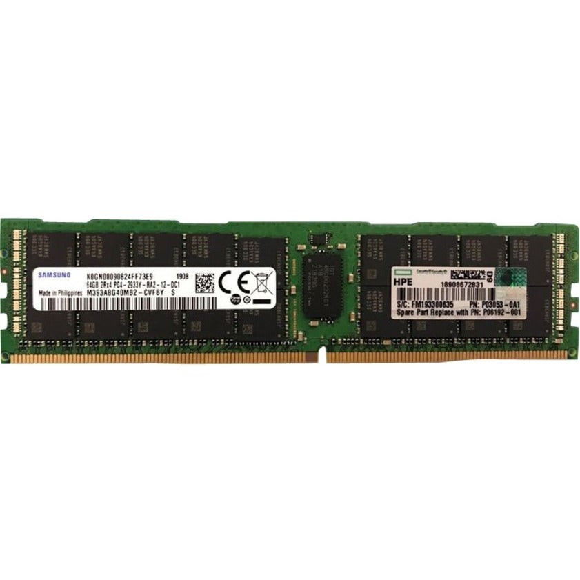 HPE 64GB DDR4 SDRAM Memory Module P06192-001