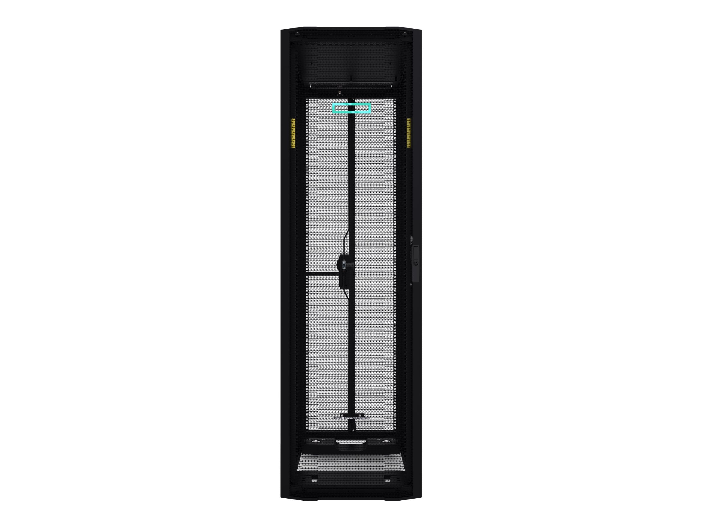 HPE 800mm x 1200mm G2 Enterprise Shock Network Rack - Wooden Box - rack - black with silver accents - 42U - 19",HPE 800mm x 1200mm P9K48A#8ZN