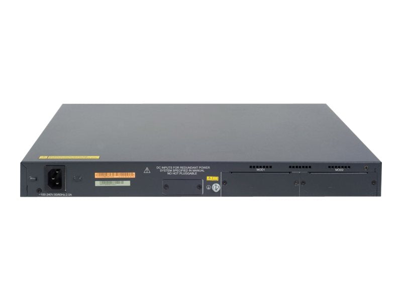 HPE A5120-48G EI Switch with 2 Interface Slots - Switch - L3 - managed - 48 x 10/100/1000 + 4 x shared SFP -
