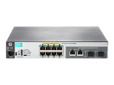 HPE Aruba 2530-8-PoE+ Internal Power Supply - Switch - managed - 8 x 10/100 (PoE+) + 2 x combo Gigabit Ethernet/Gigabit